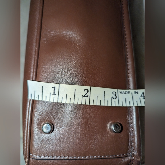 COACH Leather Messenger Bag Briefcase D 72070 Brown EUC - Picture 10 of 12